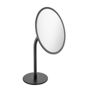 COSMIC MIROIR AGRANDISSEUR DE TABLE NOIR SATINÉ NOIR & BLANC