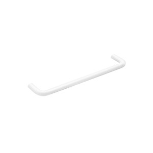 COSMIC NOIR & BLANC PORTE SERVIETTE BLANC SATINÉ 40cm