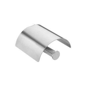COSMIC LOGIQUE PORTE-ROULEAU AVEC COUVERCLE EN INOX SATINÉ