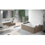 NOVELLINI DIVINA DUAL WHIRLPOOL + AIR NATUREL - BAIGNOIRE AVEC CADRE AVEC JACUZZI 190X140