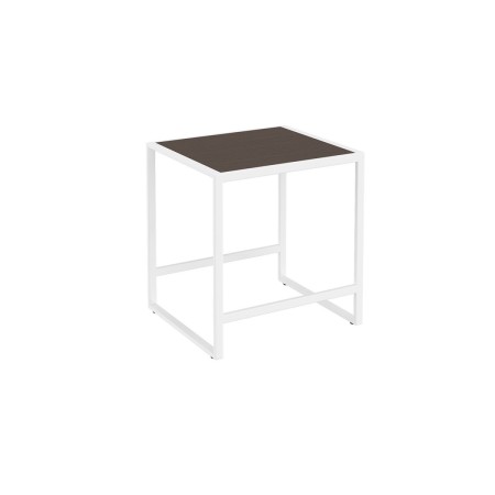 COSMIC LE GRID TABOURET BLANC/CHÊNE FONCÉ