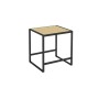 COSMIC LE GRILLES TABOURET NOIR SATINÉ/CHÊNE CLAIR