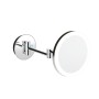 COSMIC ESSENTIELS MIROIR RÉTRACTABLE MURAL AVEC LUMIÈRE LED RÉGLABLE CHROME