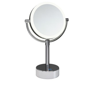 COSMIC ESSENTIELS MIROIR DE MAQUILLAGE AVEC LUMIÈRE LED RÉGLABLE CHROME