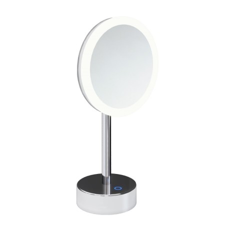 COSMIC ESSENTIELS MIROIR DE MAQUILLAGE AVEC LUMIÈRE LED RÉGLABLE CHROME