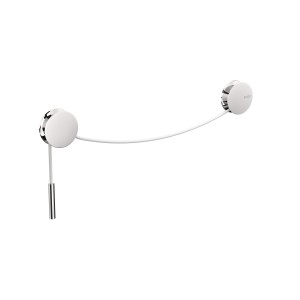 COSMIC DIABOLO PORTE SERVIETTES CHROME/BLANC 20-40cm
