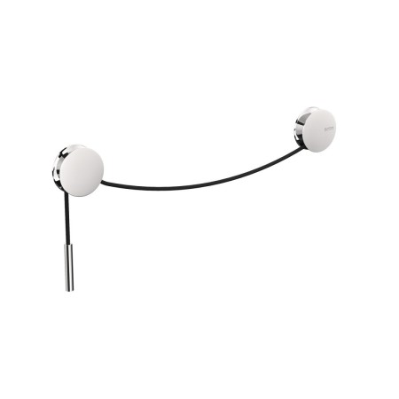 COSMIC DIABOLO PORTE-SERVIETTES CHROME/NOIR 20-40cm
