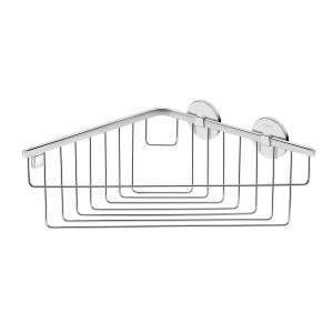 COSMIC DUO ROND ANGULIER PORTE-SAVON DOUCHE CHROME 26cm