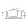 COSMIC DUO ROND ANGULIER PORTE-SAVON DOUCHE CHROME 26cm