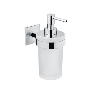 COSMIC DUO SQUARE DISTRIBUTEUR MURAL CHROME