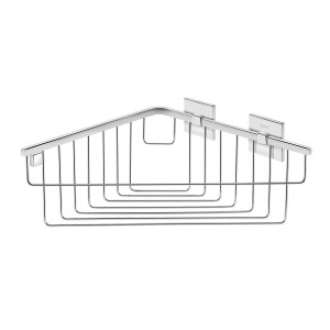 COSMIC DUO SQUARE ANGULIER PORTASAVON DE DOUCHE CHROME 26cm