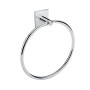 COSMIC DUO SQUARE PORTE- SERVIETTES ANNEAU CHROME