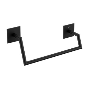 COSMIC SUPPORT DE SERVIETTE EN ACIER INOXYDABLE NOIR SATINÉ