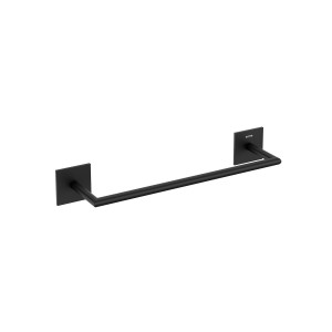 COSMIC RAILLES À SERVIETTES NOIR SATINÉ 30cm