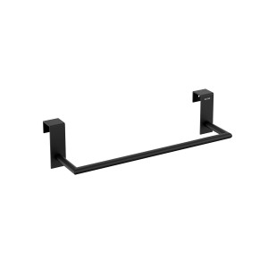 COSMIC PORTE-SERVIETTES NOIR SATINÉ 28cm