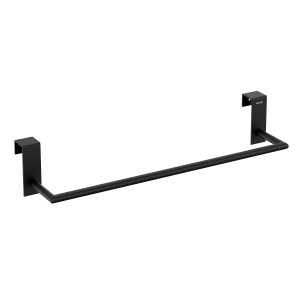 COSMIC PORTE- SERVIETTES NOIR SATINÉ 38cm