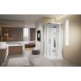 NOVELLINI CABINE MULTIFONCTION CRYSTAL A90 2 PORTES COULISSANTES + 2 FIXES