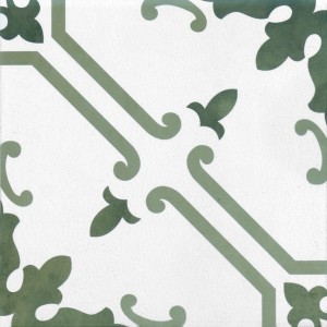 TONALITE AQUAREL DÉCOR ELEKTRA VERT 15X15