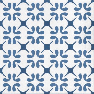 TONALITE AQUAREL DÉCOR POLARIS BLEU 15X15