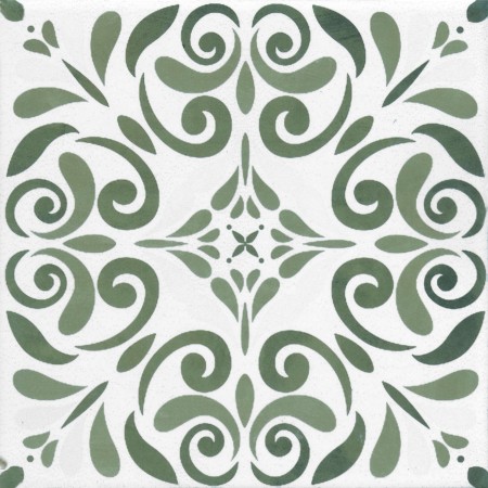 TONALITE AQUAREL DÉCORO VEGA VERT 15X15