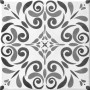 TONALITE AQUAREL DÉCOR STARS GRIS 15X15