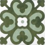 TONALITE AQUAREL DÉCOR STARS VERT 15X15