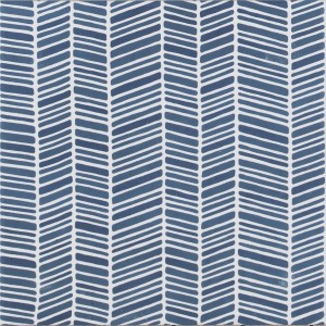 TONALITE AQUAREL DÉCOR STRIPE BLEU MARINE CRÈME 15X15