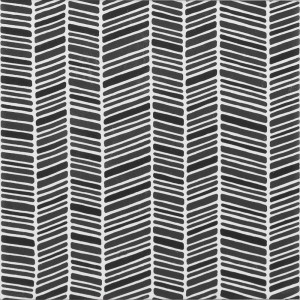 TONALITE AQUAREL DÉCOR STRIPE GRIS FONCÉ CRÈME 15X15