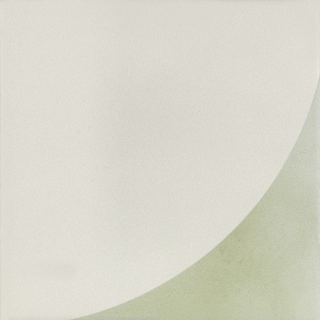 TONALITE AQUAREL DÉCOR COURBE CRÈME-VERT 15X15