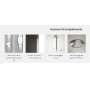 NOVELLINI CABINE MULTIFONCTION CRYSTAL G 1 PORTES PLIANTE + 1 CÔTÉ FIXE