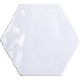 TONALITE EXABRIGHT HEXAGONE BLANC 15,3X17,5