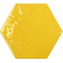 TONALITE EXABRIGHT HEXAGONE JAUNE 15,3X17,5