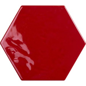 TONALITE EXABRIGHT ESAGONA ROUGE 15,3X17,5