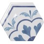 TONALITE EXABRIGHT DÉCOR MIX BLEU ET BLANC 15,3X17,5