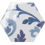 TONALITE EXABRIGHT DÉCOR MIX BLEU ET BLANC 15,3X17,5