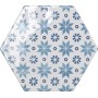 TONALITE EXABRIGHT DÉCOR MIX BLEU ET BLANC 15,3X17,5