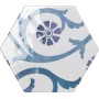 TONALITE EXABRIGHT DÉCOR MIX BLEU ET BLANC 15,3X17,5