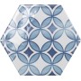 TONALITE EXABRIGHT DÉCOR MIX BLEU ET BLANC 15,3X17,5