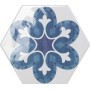 TONALITE EXABRIGHT DÉCOR MIX BLEU ET BLANC 15,3X17,5