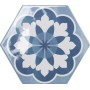 TONALITE EXABRIGHT DÉCOR MIX BLEU ET BLANC 15,3X17,5