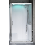 NOVELLINI EON 2P CABINE MULTIFONCTION 1 PORTE COULISSANTE + 1 CÔTÉ FIXE LATÉRAL 120X90