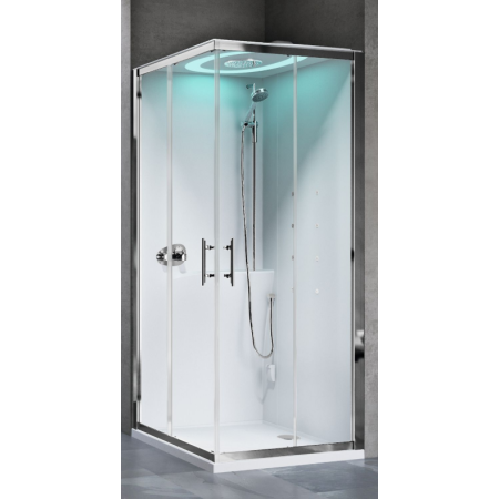 NOVELLINI EON A80 CABINE MULTIFONCTION 2 PORTES COULISSANTES 80X80