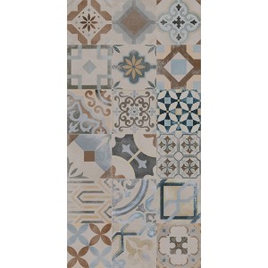CASTELVETRO CERAMICHE Cementines Mix Sujets Couleur 20x20 10mm