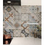 CASTELVETRO CERAMICHE Cementines Mix Sujets Couleur 20x20 10mm