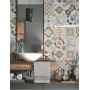 CASTELVETRO CERAMICHE Cementines Mix Sujets Couleur 20x20 10mm