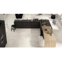 CASTELVETRO CERAMICHE QUARTZ BLANC 60X120 sp.10mm