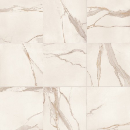 KEOPE ÉLÉMENTS LUX CALACATTA GOLD LAPPATO 60X60 RECTIFIÉ