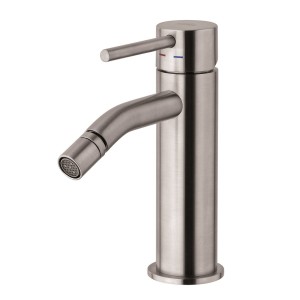PAFFONI ROBINET DE BIDET AVEC ÉVACUATION AUTOMATIQUE SATINÉ