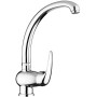 PAFFONI DUEMILA MITIGEUR ÉVIER MONOPLAQUE AVEC EMBOUT ORIENTABLE