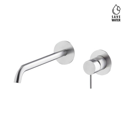 NEWFORM  X-STEEL 316 MITIGEUR LAVABO MURAL SANS DÉCHARGE BEC LONG